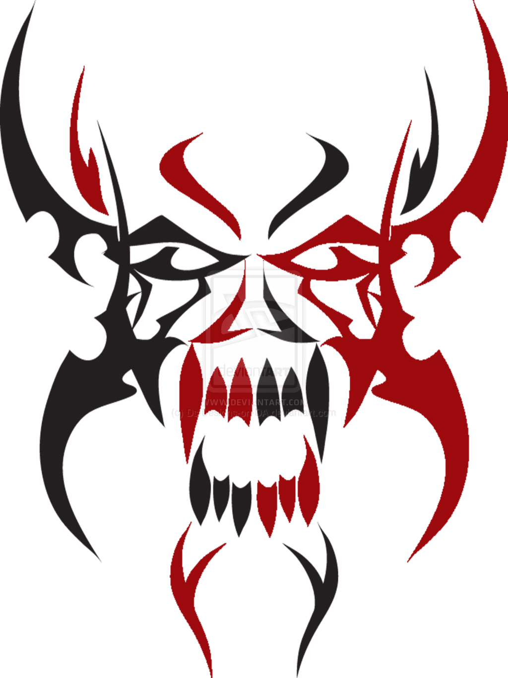 Pirate Skull Tattoo Tribal, HD Png Download - Transparent PNG Free Download | PNGio