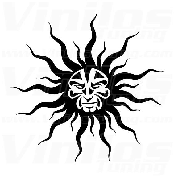 - Sun Tribal Vector , Png Download - Sun Face Tattoo Tribal, Transparent - Transparent PNG Free Download | PNGio