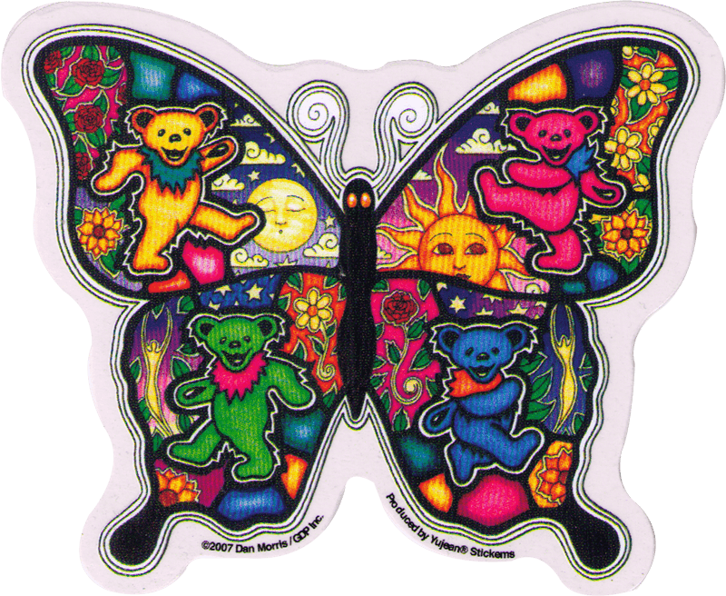 Transparent Car Decals Png - Grateful Dead Butterfly Tattoo, Png Download - Transparent PNG Free Download | PNGio