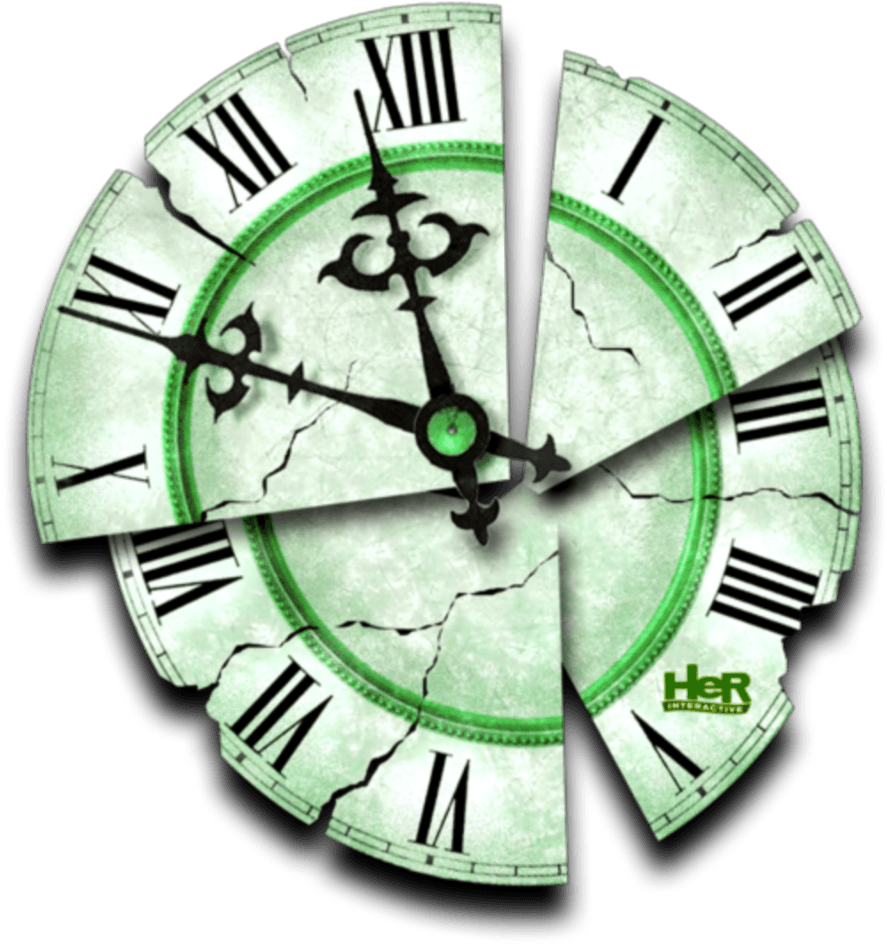 Transparent Timeclock Clipart - Broken Clock Tattoo Design, HD Png Download - Transparent PNG Free Download | PNGio