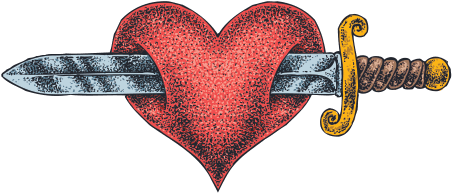 Clip Art Broken Heart Tattoo - Broken Heart Png Stickers, Transparent - Transparent PNG Free Download | PNGio