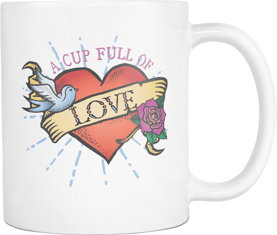A Cup Full Of Love - Coffee Cup, HD Png Download - Transparent PNG Free Download | PNGio
