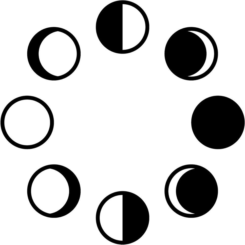 Truth And Leadership - Moon Cycle Tattoo Circle, HD Png Download - Transparent PNG Free Download | PNGio