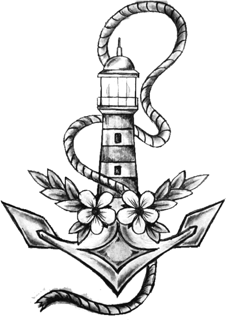 Lighthouse Tattoo For Women, HD Png Download - Transparent PNG Free Download | PNGio