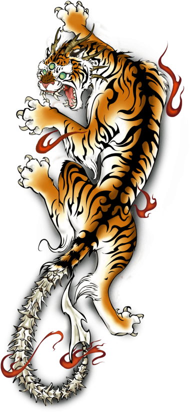 Tatuaje De Tigre Png Images Png Images - Tiger Traditional Chinese Tattoo, Transparent - Transparent PNG Free Download | PNGio