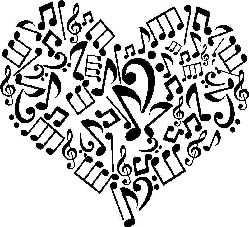 Sticker Coeur Musical Ambiance Sticker Kc12389, HD Png Download - Transparent PNG Free Download | PNGio