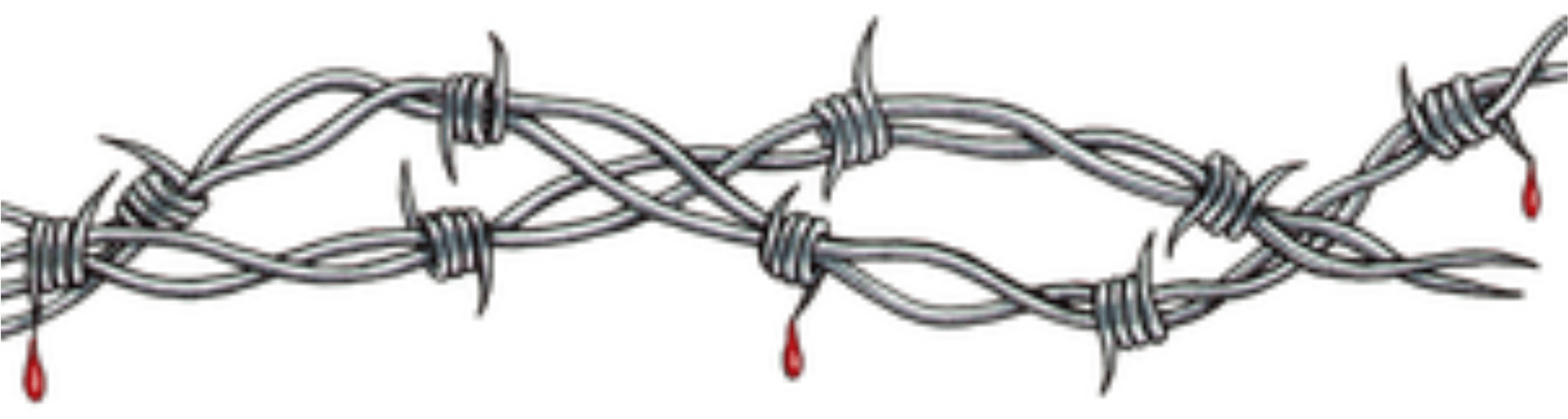 #cyber #punk #cyberpunk #metal #steel #wire #barbedwire - Barbed Wire Tattoo Design, HD Png Download - Transparent PNG Free Download | PNGio