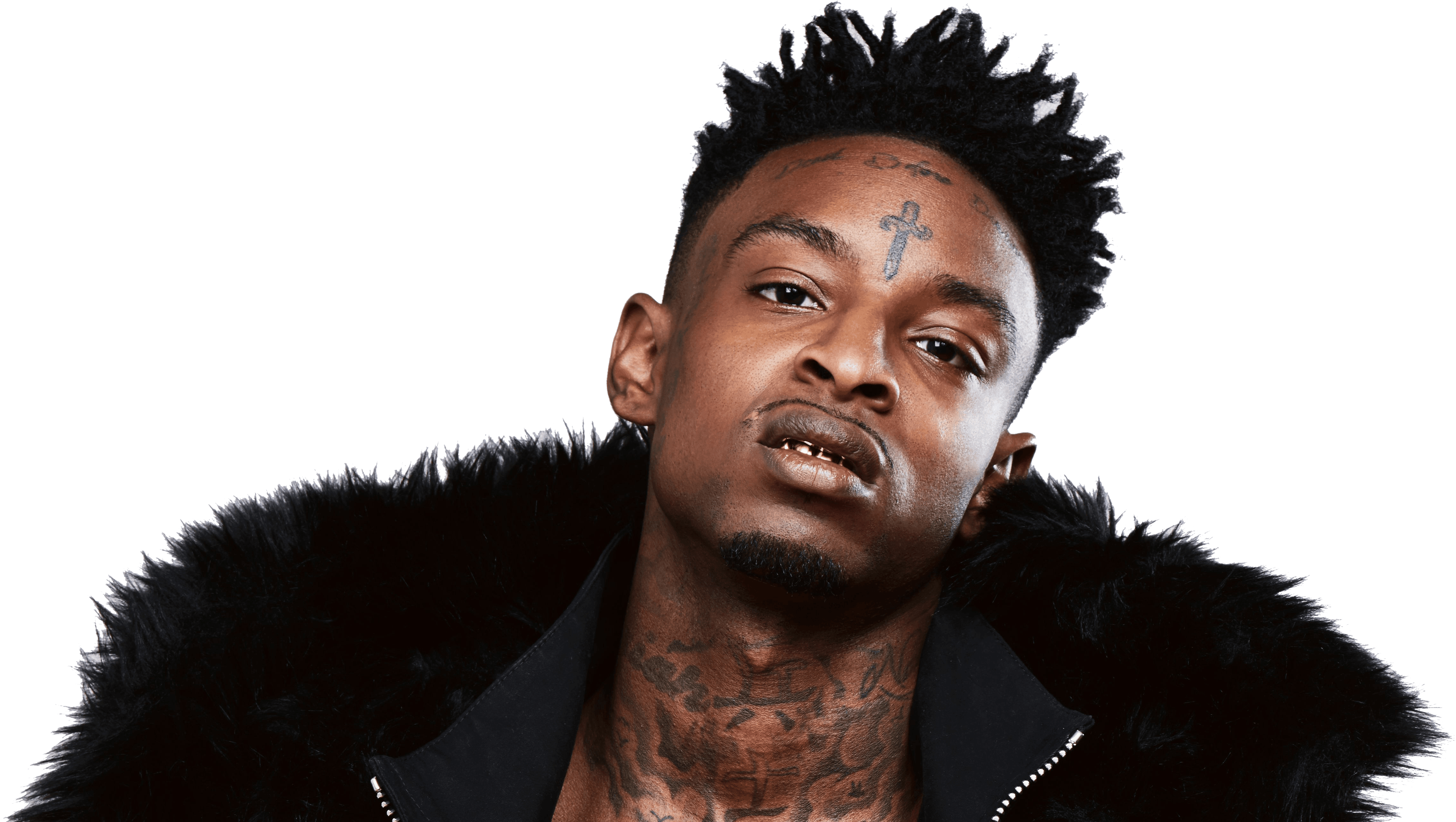 21 Savage Png - 21 Savage Neck Tattoos, Transparent - Transparent PNG Free Download | PNGio