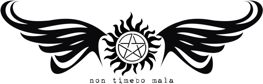 Castiel Sigil Supernatural Wiki Symbol - Supernatural Anti Possession Tattoo With Wings, HD Png Download - Transparent PNG Free Download | PNGio