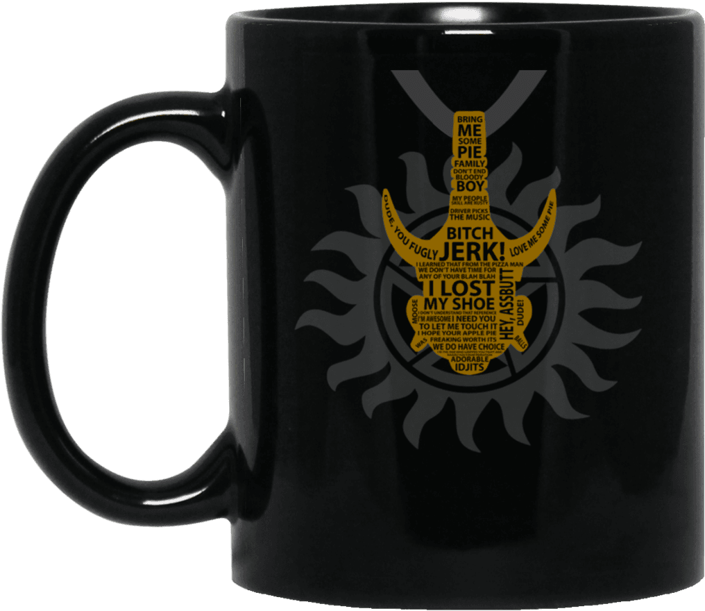 Supernatural Mug Dean Winchester Coffee Mug Tea Mug - Anti Possession Tattoo Non Timebo Mala, HD Png Download - Transparent PNG Free Download | PNGio