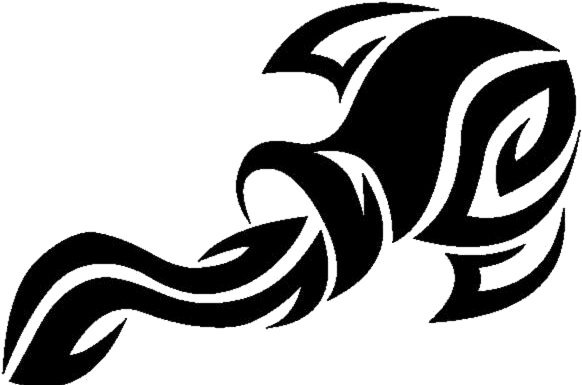Zodiac Tribal Design Png Transparent Images - Tato Tribal Zodiac Aquarius, Png Download - Transparent PNG Free Download | PNGio