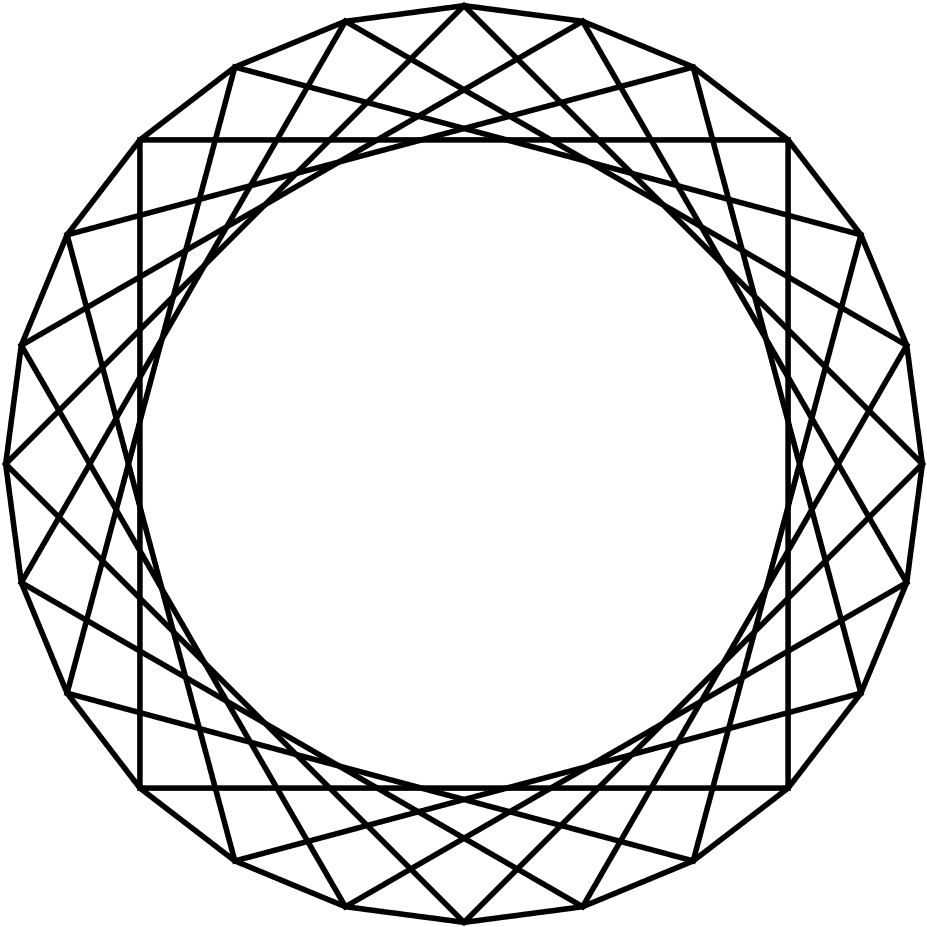 Rotated Squares Inside 24gon - Geometric Designs Tattoo Sun, HD Png Download - Transparent PNG Free Download | PNGio