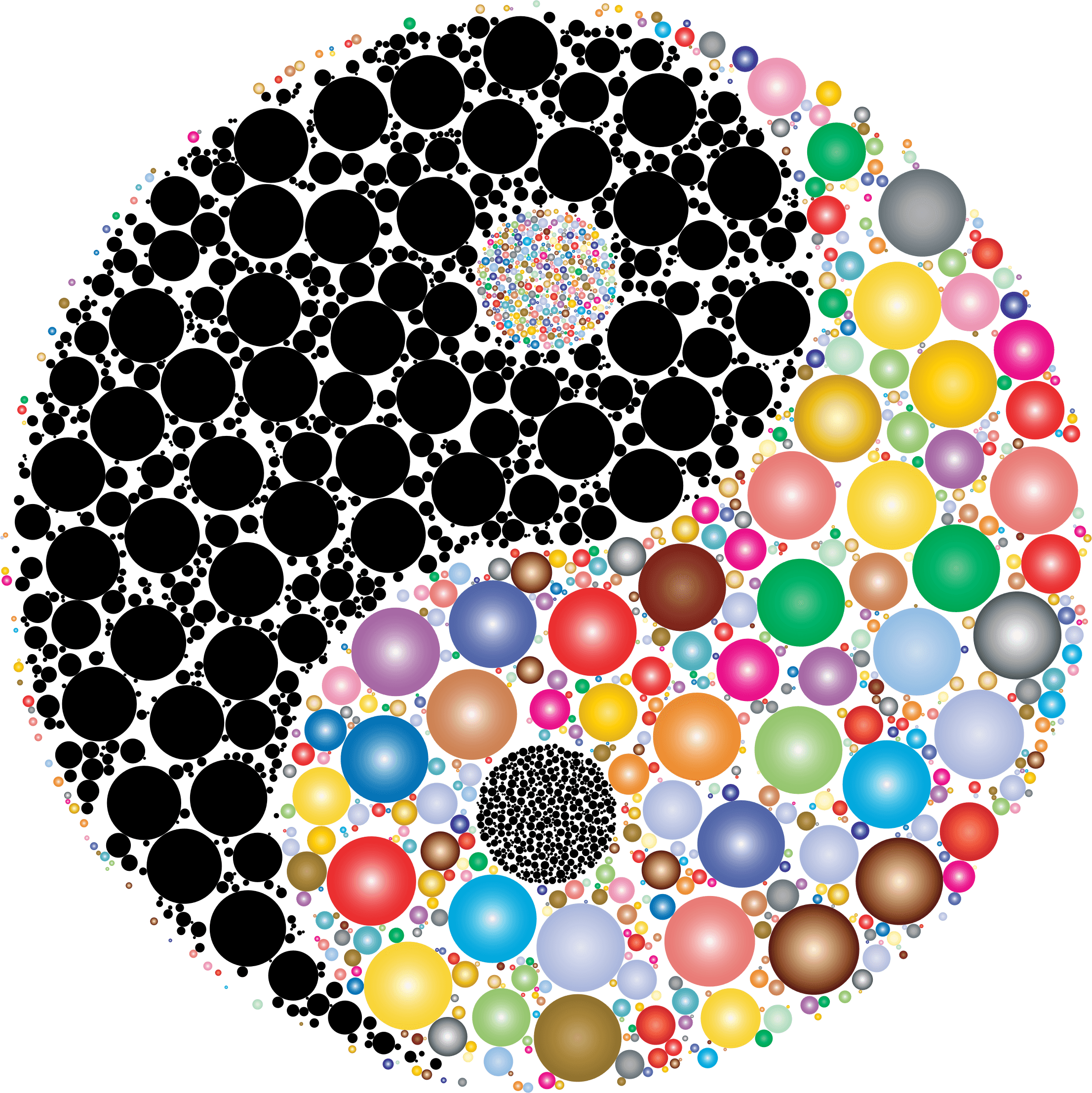 Art,circle,yin And Yang - Abstract Yin Yang Tattoo, HD Png Download - Transparent PNG Free Download | PNGio