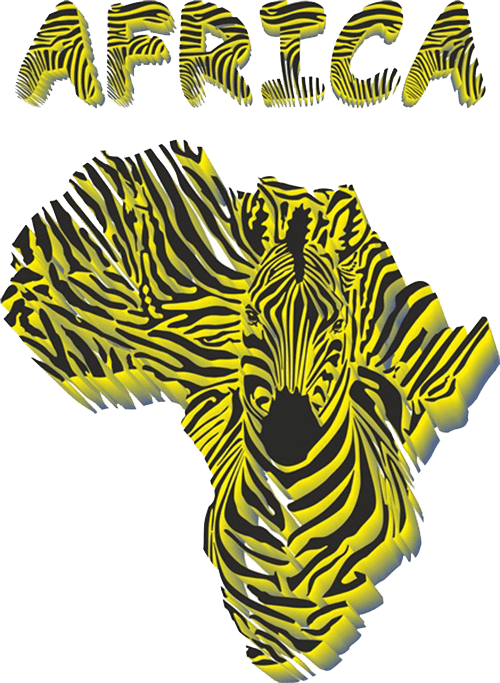 Transparent Map Of Africa Clipart - Zebra And Africa Tattoo, HD Png Download - Transparent PNG Free Download | PNGio