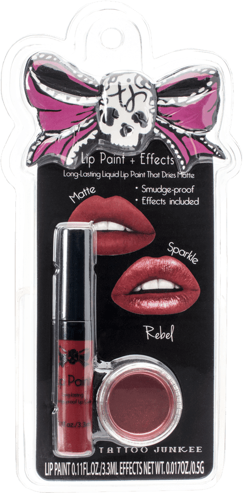 Picture Of Rebel Mini Lip Kit - Tattoo Junkee, HD Png Download - Transparent PNG Free Download | PNGio