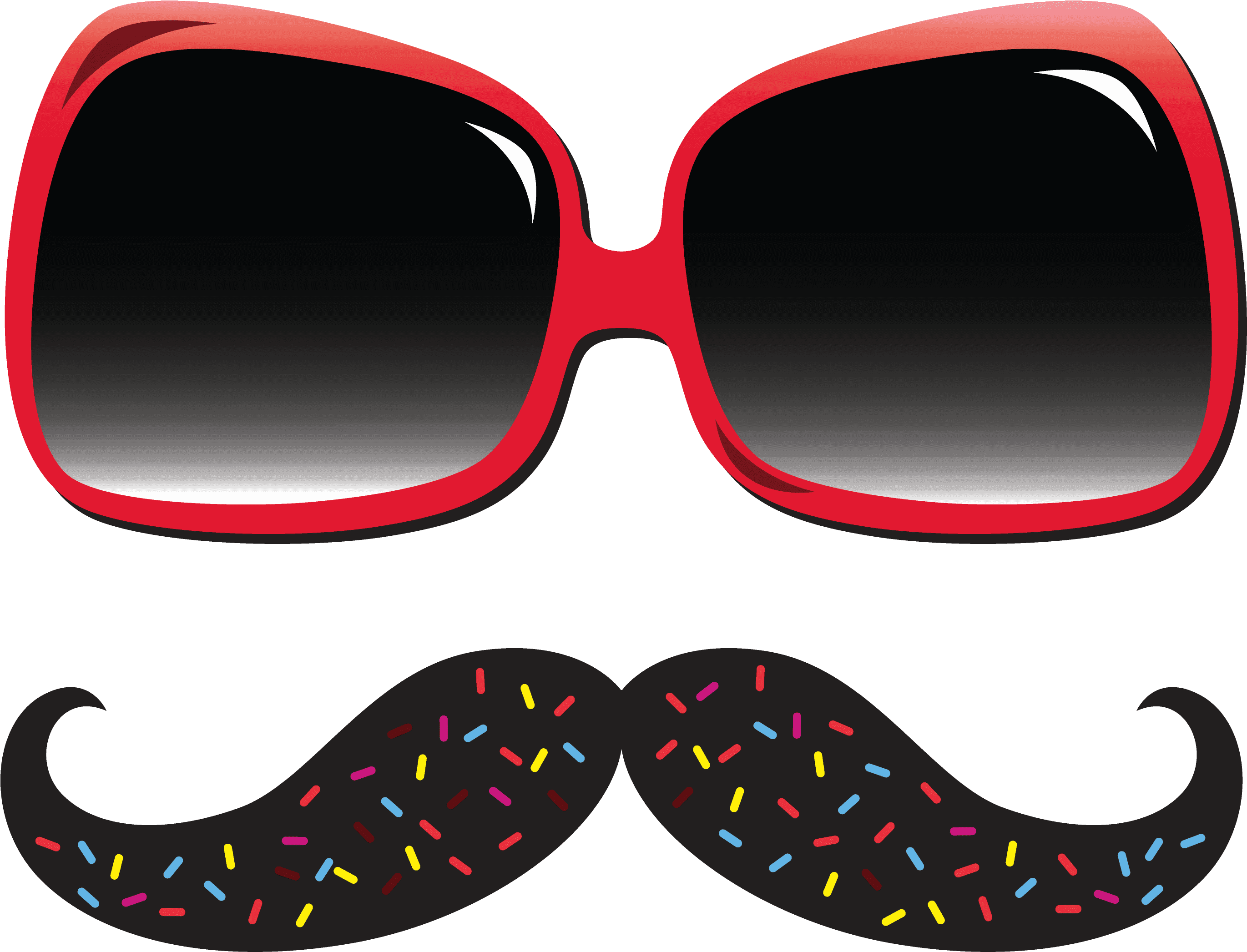 Glasses And Moustache, HD Png Download - Transparent PNG Free Download | PNGio