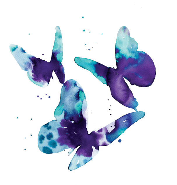 Small Watercolor Butterfly Tattoo, HD Png Download - Transparent PNG Free Download | PNGio