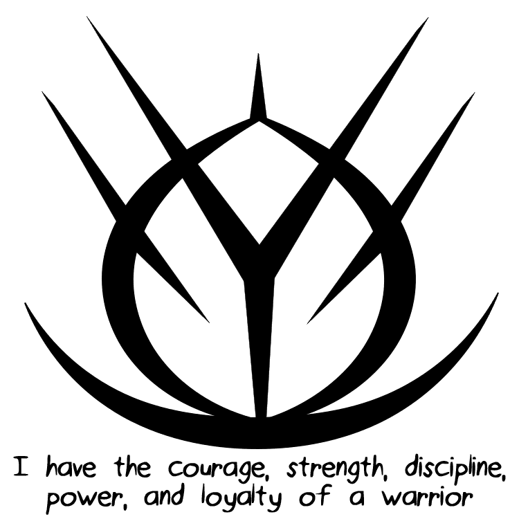 Transparent Celtic Symbols Png - Strength Warrior Symbol Tattoo, Png Download - Transparent PNG Free Download | PNGio