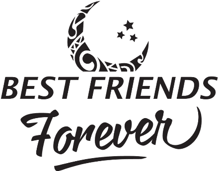 #bestfriends #forever #text - Moon Tattoo, HD Png Download - Transparent PNG Free Download | PNGio
