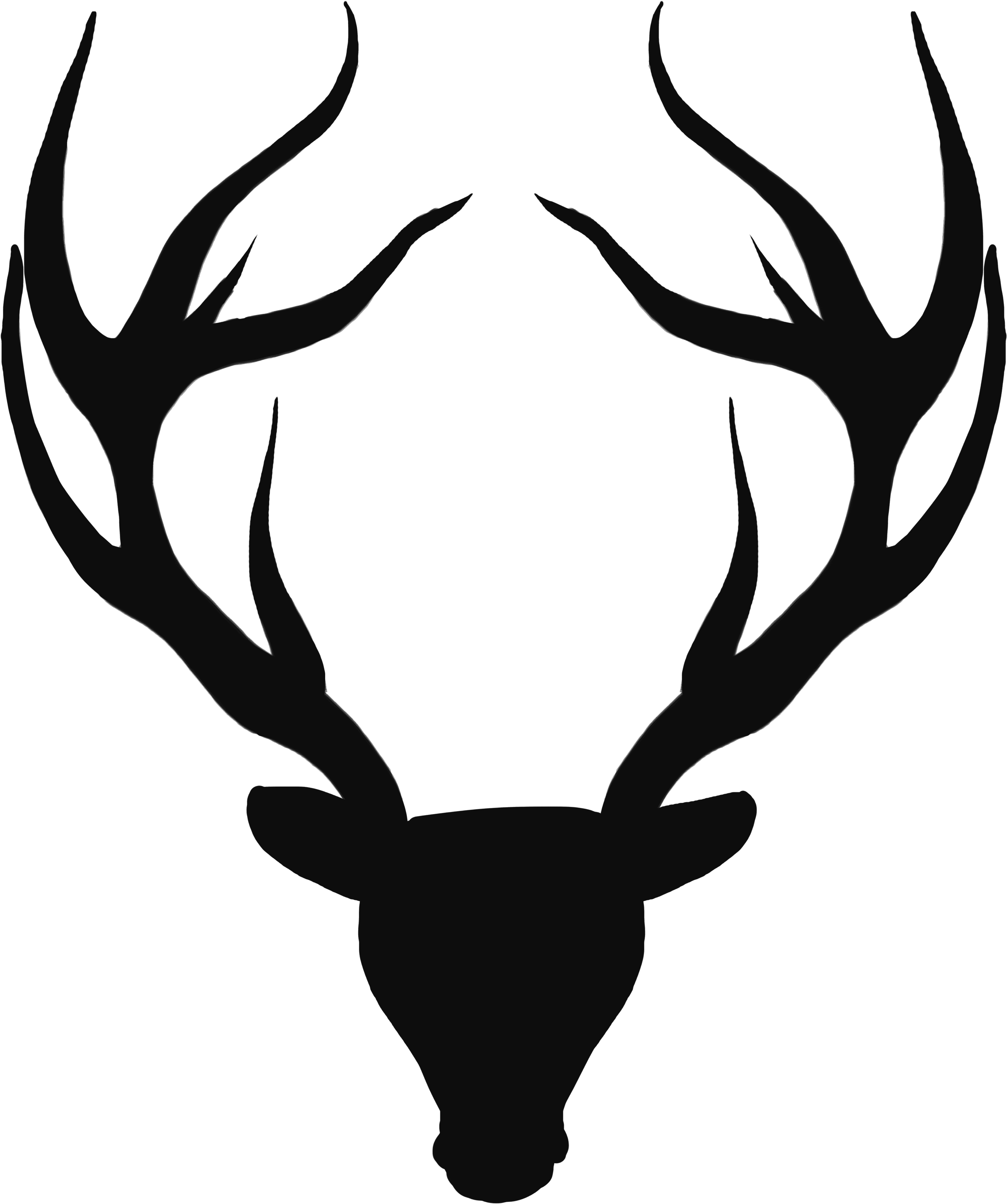 Deer Antler Tattoo With Names, HD Png Download - Transparent PNG Free Download | PNGio