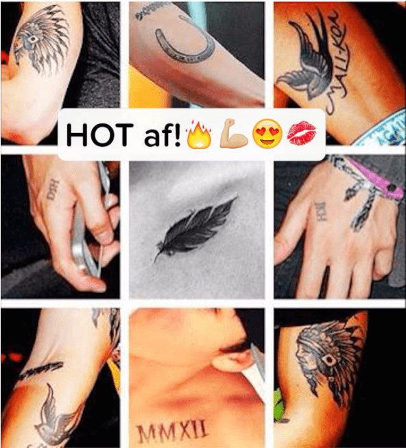 5sos Members Tattoos, HD Png Download - Transparent PNG Free Download | PNGio