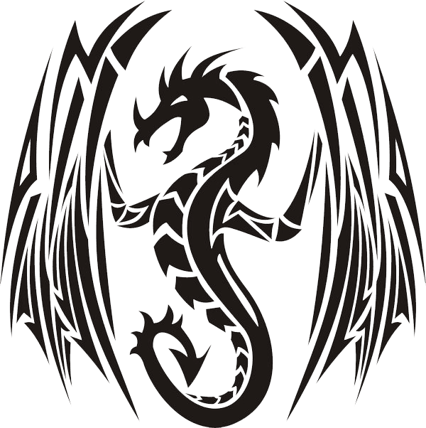 Thumb Image - Tribal Dragon Tattoo, HD Png Download - Transparent PNG Free Download | PNGio