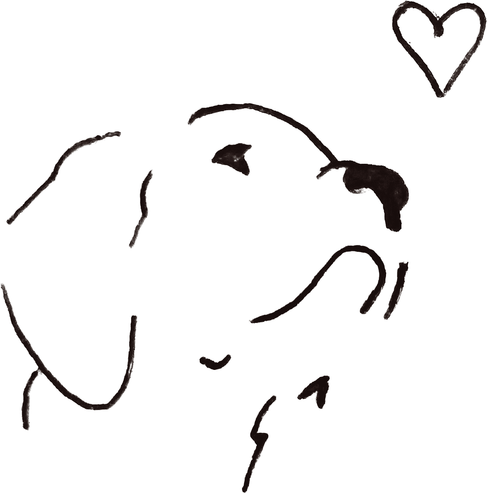 Dog Minimalist Tattoo, HD Png Download - Transparent PNG Free Download | PNGio