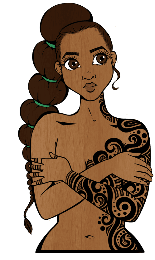 Tattoo Girl Png, Transparent - Transparent PNG Free Download | PNGio