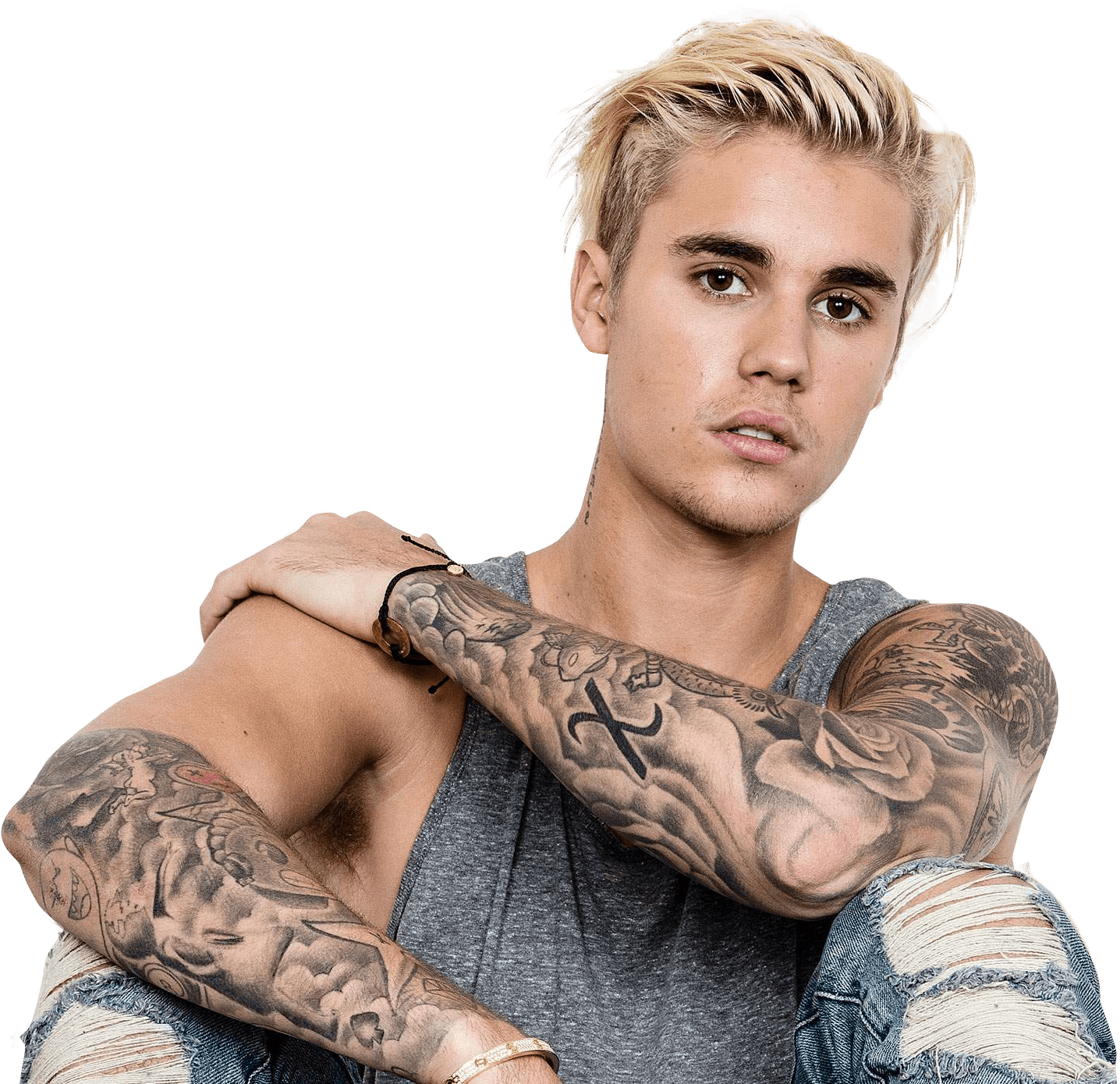 Justin Bieber Body Tattoo, HD Png Download - Transparent PNG Free Download | PNGio
