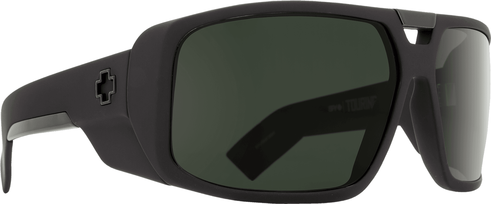 Soft Matte Black/happy Gray Green - Spy Sunglasses General, HD Png Download - Transparent PNG Free Download | PNGio