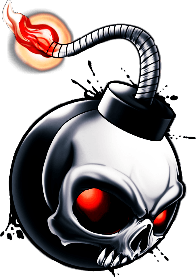 Bomb With Skull Tattoo, HD Png Download - Transparent PNG Free Download | PNGio