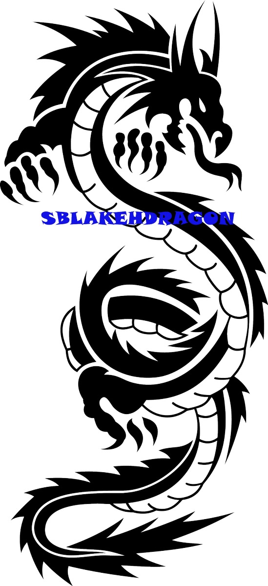 Dauntless Kind Of Night - Dragon Tattoo Art Design, HD Png Download - Transparent PNG Free Download | PNGio