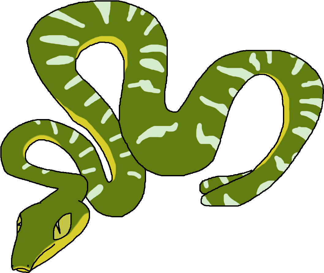 Snake In Tree Clipart Picture Emerald Tree Boa - Emerald Tree Boa Clipart, HD Png Download - Transparent PNG Free Download | PNGio