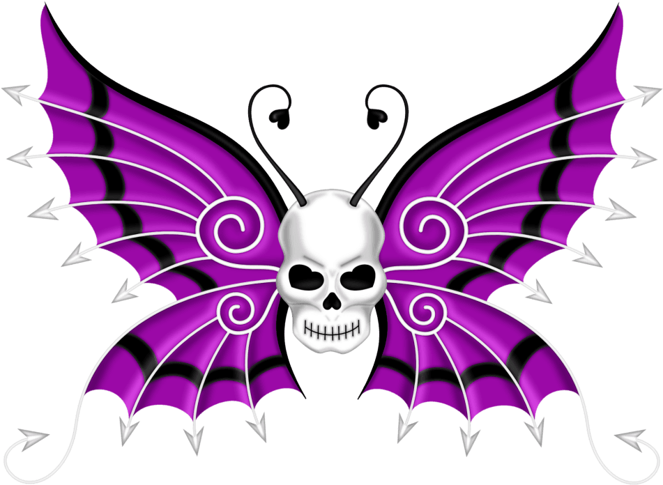 Skull Butterfly Tattoo Ideas, HD Png Download - Transparent PNG Free Download | PNGio