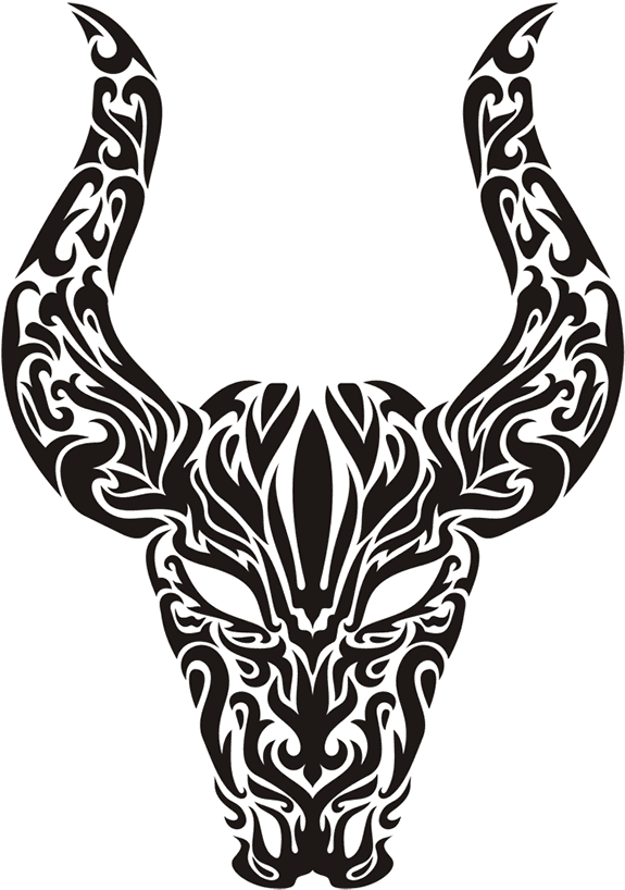 Bull Tattoos Tribal Sleeve, HD Png Download - Transparent PNG Free Download | PNGio