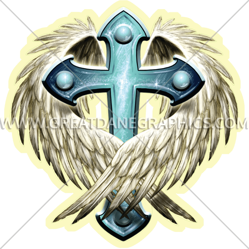 Awesome Wing And Cross Tattoo, HD Png Download - Transparent PNG Free Download | PNGio