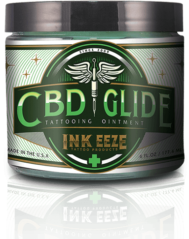 Inkeeze Cbd Glide Tattoo Ointment - Ink Eeze Cbd Glide, HD Png Download - Transparent PNG Free Download | PNGio