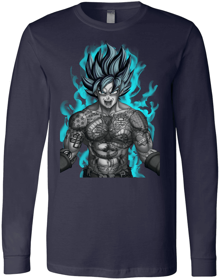 Goku With Tattoo, HD Png Download - Transparent PNG Free Download | PNGio