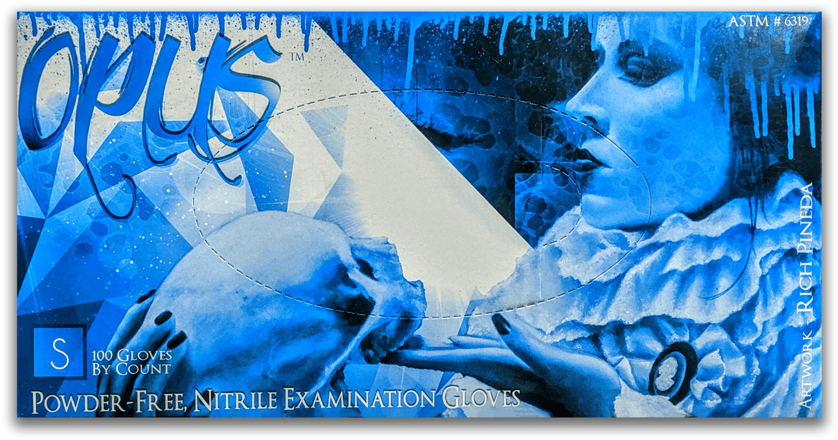 Opus Tattoo Nitrile Gloves, Box, Small" Class="lazyload - Glove, HD Png Download - Transparent PNG Free Download | PNGio