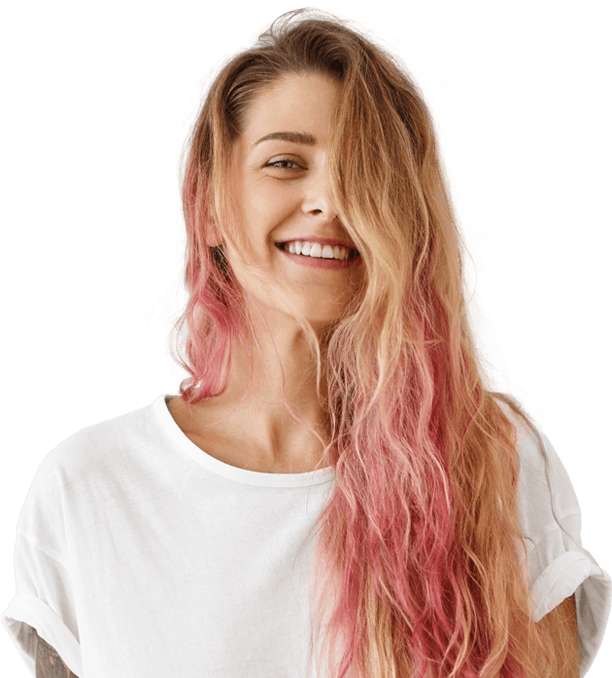 Cabelo Loiro Com Ombre Vermelho, HD Png Download - Transparent PNG Free Download | PNGio