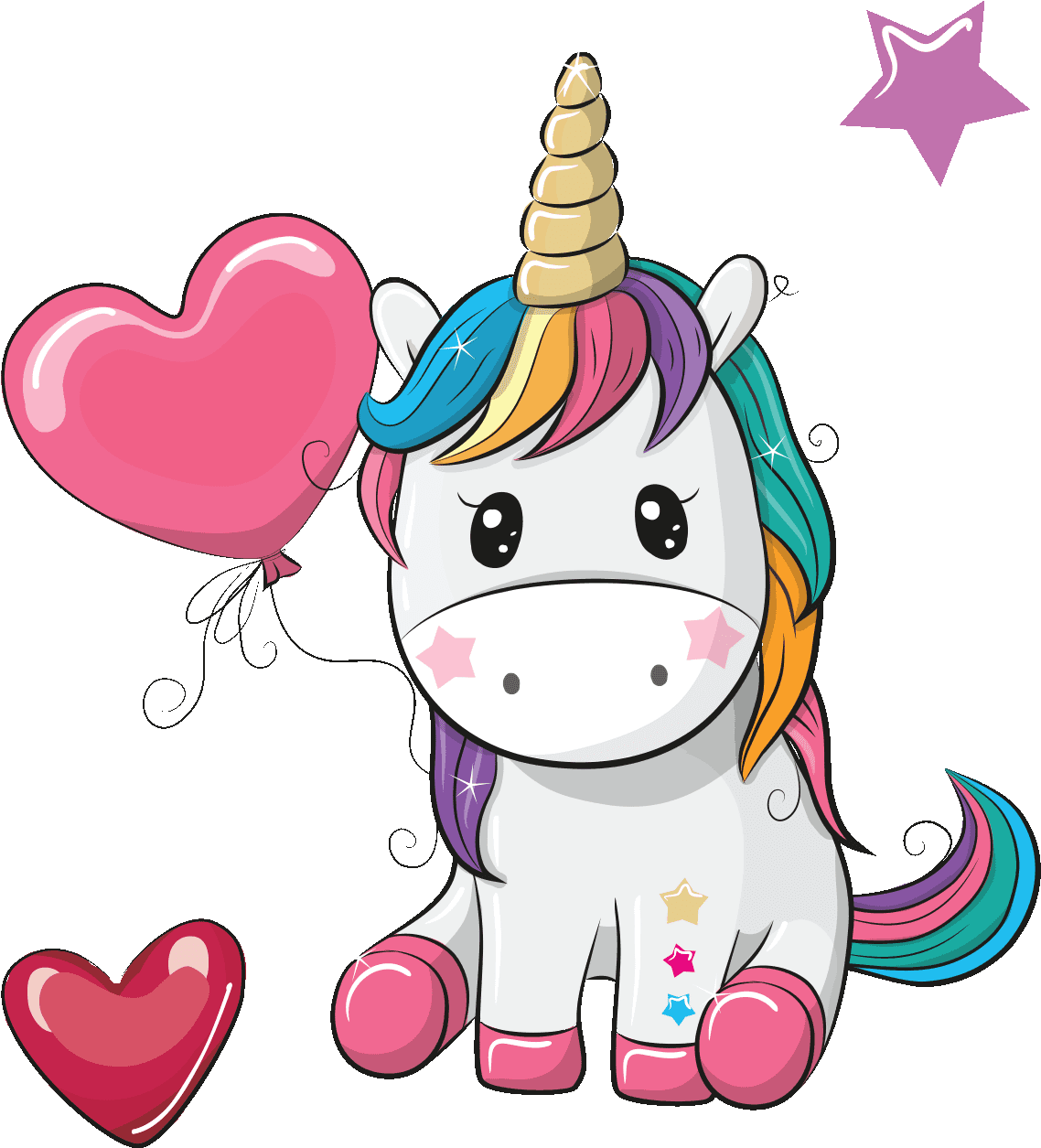 Cartoon Cute Unicorn, HD Png Download - Transparent PNG Free Download | PNGio