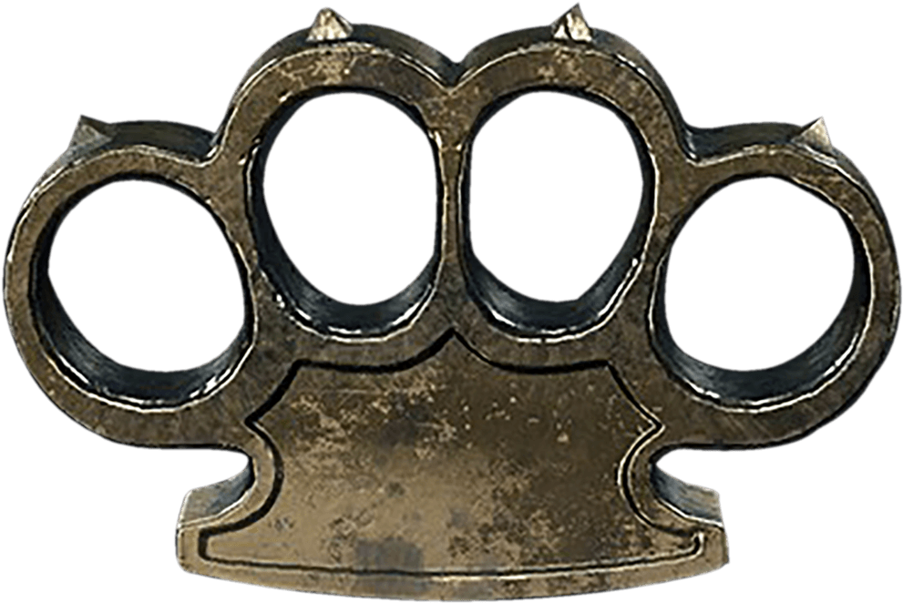 Brass Knuckles Tattoo Stencil, HD Png Download - Transparent PNG Free Download | PNGio