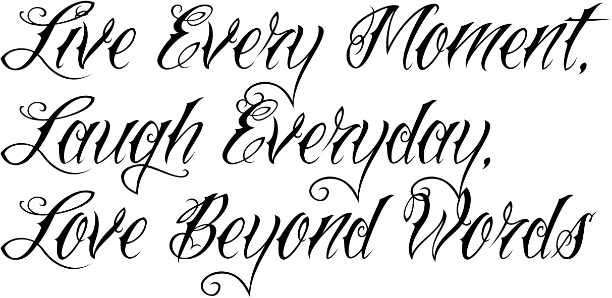 Clip Art Drawing Free On - Vtc Nue Tattoo Script, HD Png Download - Transparent PNG Free Download | PNGio