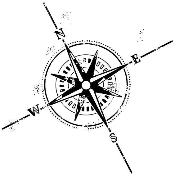 Collection Of Free Compass Drawing Old Time Download - Compass Tattoo Design Sketch, HD Png Download - Transparent PNG Free Download | PNGio