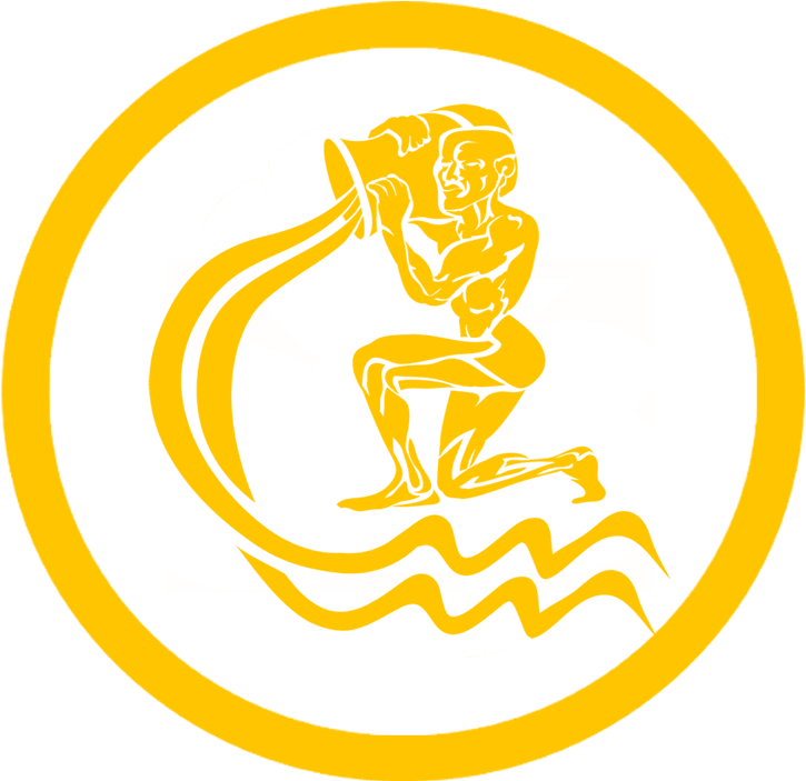 Aquarius Zodiac Drawing Symbol - Tattoo Designs For Girls, HD Png Download - Transparent PNG Free Download | PNGio