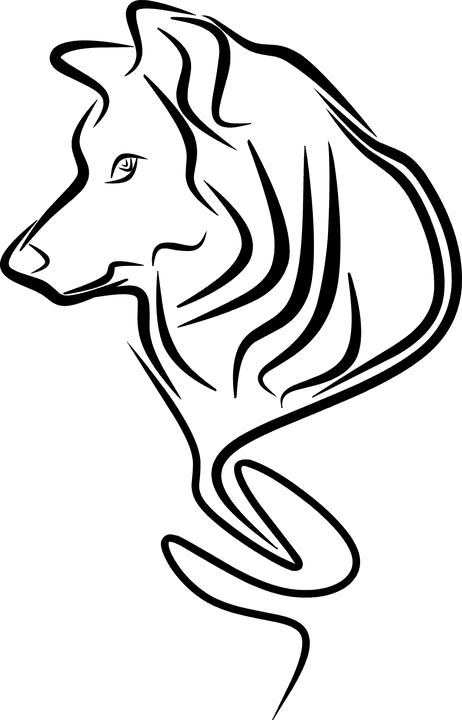 Wolf, Tattoo, Tribal, Abstract, Animal, Beast, Line - Imagenes De Tatuajes Para Dibujar, HD Png Download - Transparent PNG Free Download | PNGio