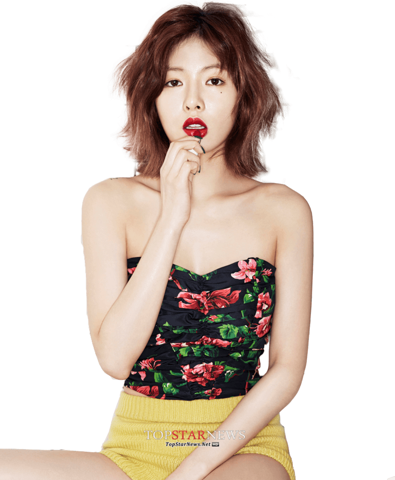 Clip Art Hyuna Tattoo - Hyuna Magazine Model, HD Png Download - Transparent PNG Free Download | PNGio