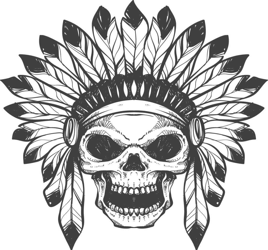 Skull Tattoo Png Background Image - T Shirt Sublimation Print, Transparent - Transparent PNG Free Download | PNGio