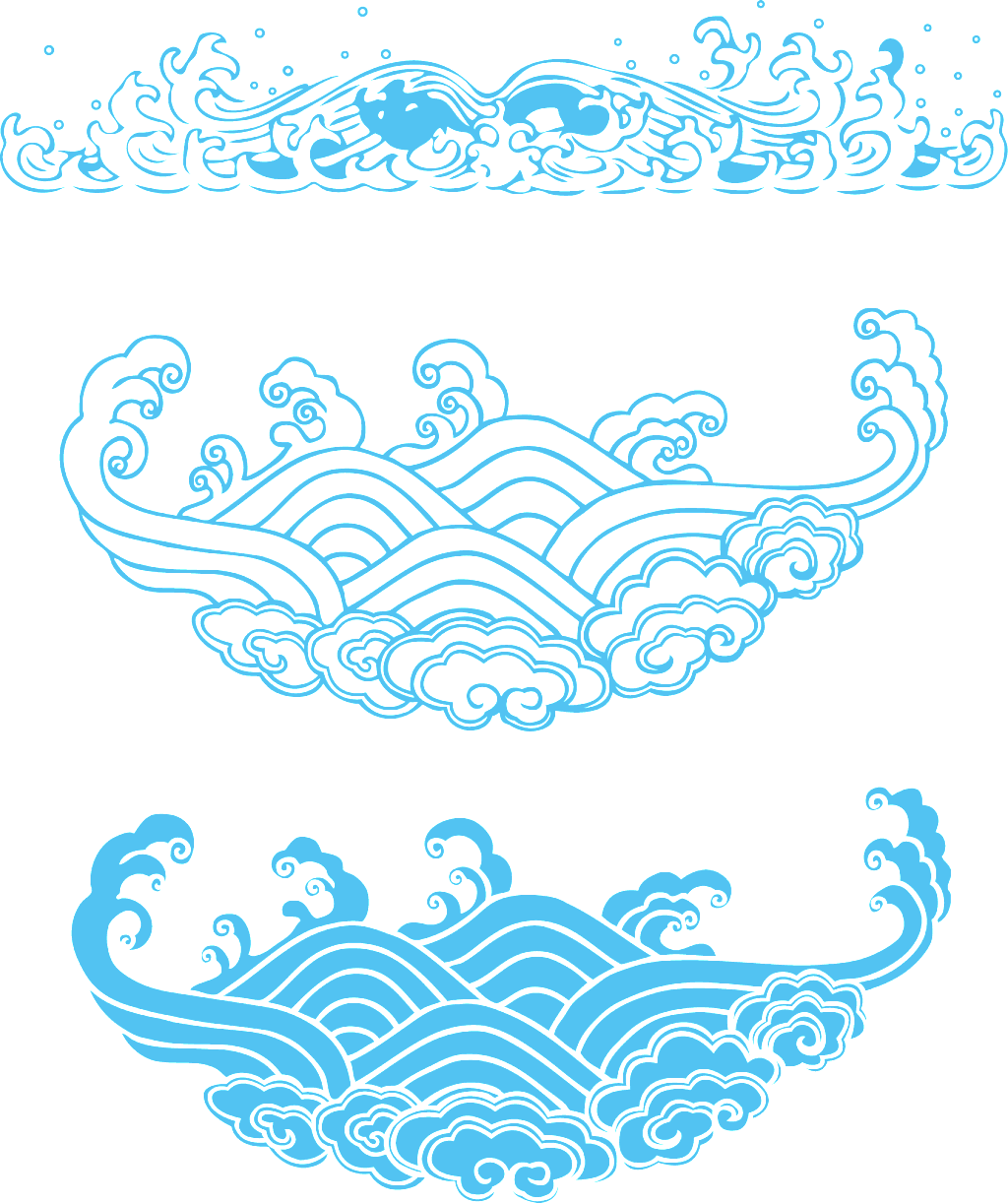 Blue Lace Png Element - Chinese Cloud Png, Transparent - Transparent PNG Free Download | PNGio