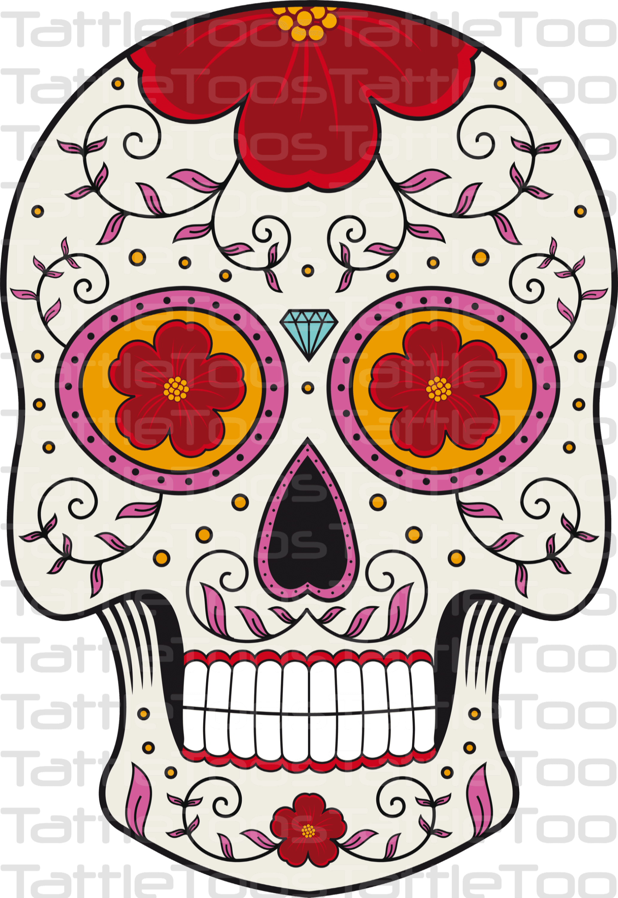 Transparent Santa Muerte Png - Calaveras México Png, Png Download - Transparent PNG Free Download | PNGio